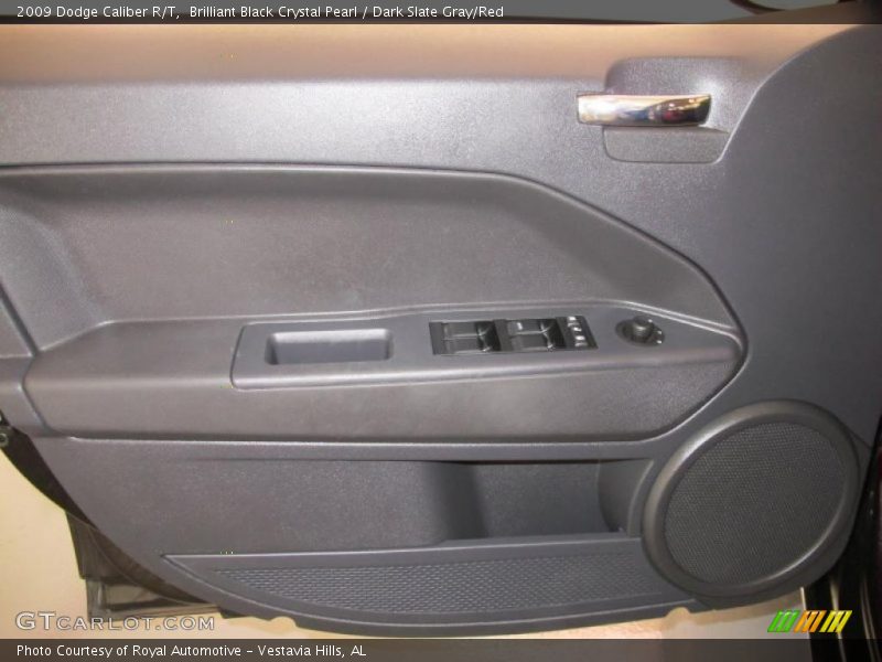 Brilliant Black Crystal Pearl / Dark Slate Gray/Red 2009 Dodge Caliber R/T