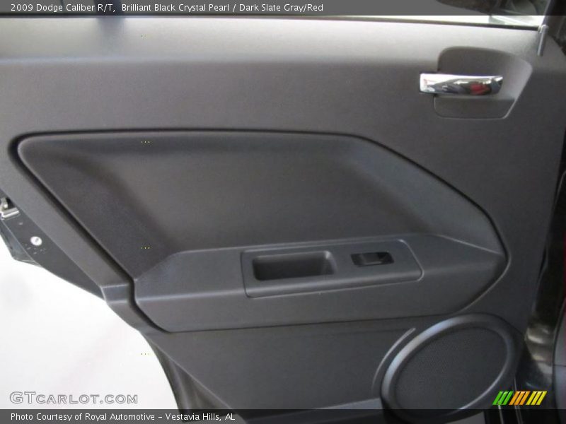 Brilliant Black Crystal Pearl / Dark Slate Gray/Red 2009 Dodge Caliber R/T