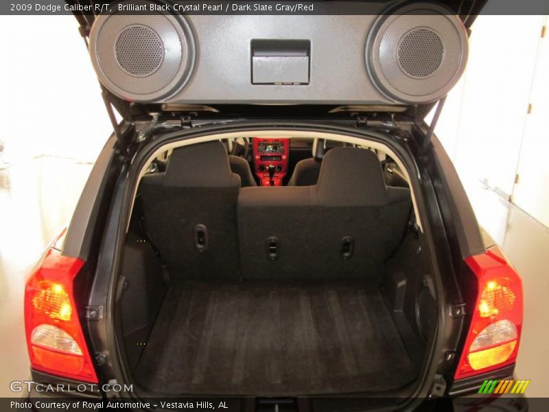 Brilliant Black Crystal Pearl / Dark Slate Gray/Red 2009 Dodge Caliber R/T
