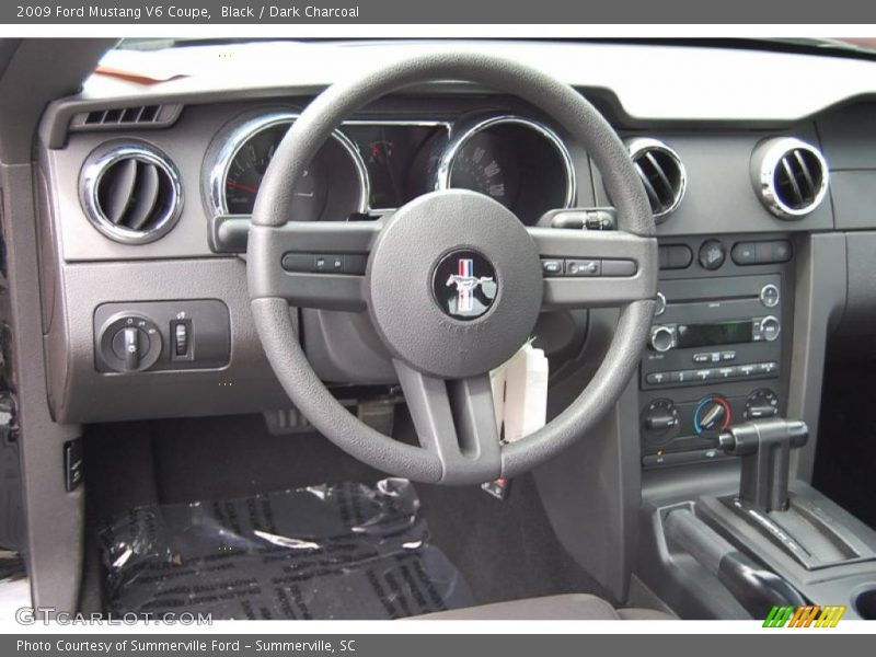 Black / Dark Charcoal 2009 Ford Mustang V6 Coupe