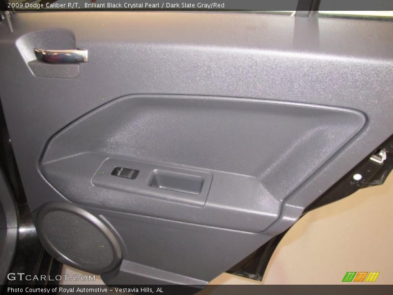 Brilliant Black Crystal Pearl / Dark Slate Gray/Red 2009 Dodge Caliber R/T