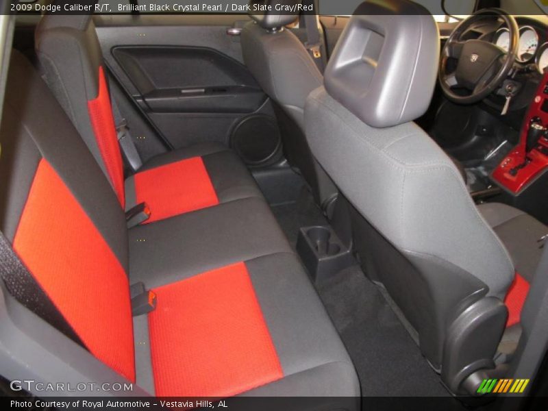 Brilliant Black Crystal Pearl / Dark Slate Gray/Red 2009 Dodge Caliber R/T