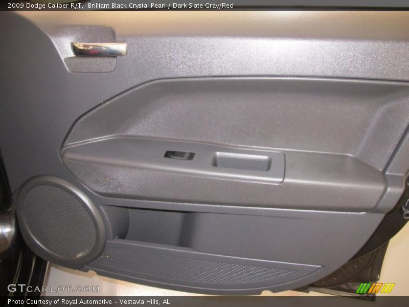 Brilliant Black Crystal Pearl / Dark Slate Gray/Red 2009 Dodge Caliber R/T