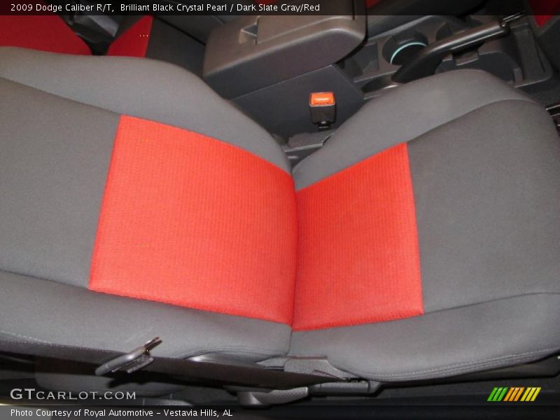 Brilliant Black Crystal Pearl / Dark Slate Gray/Red 2009 Dodge Caliber R/T