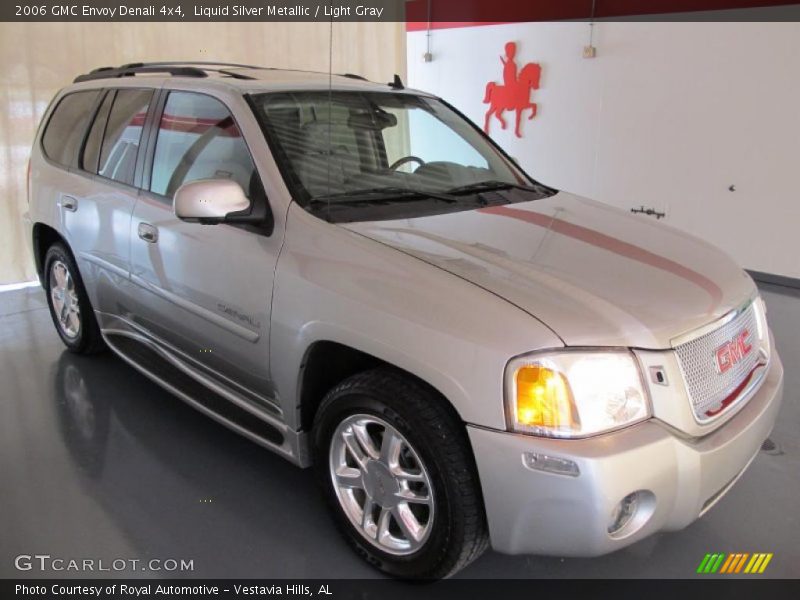 Liquid Silver Metallic / Light Gray 2006 GMC Envoy Denali 4x4