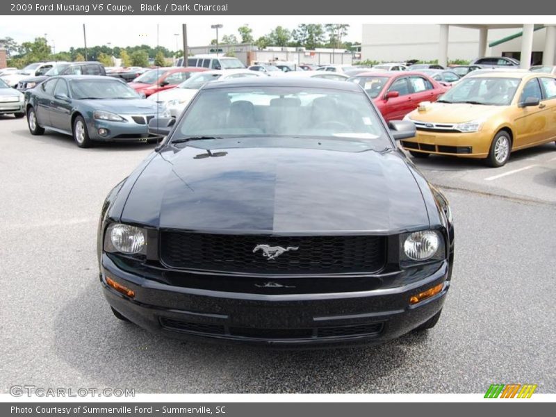 Black / Dark Charcoal 2009 Ford Mustang V6 Coupe
