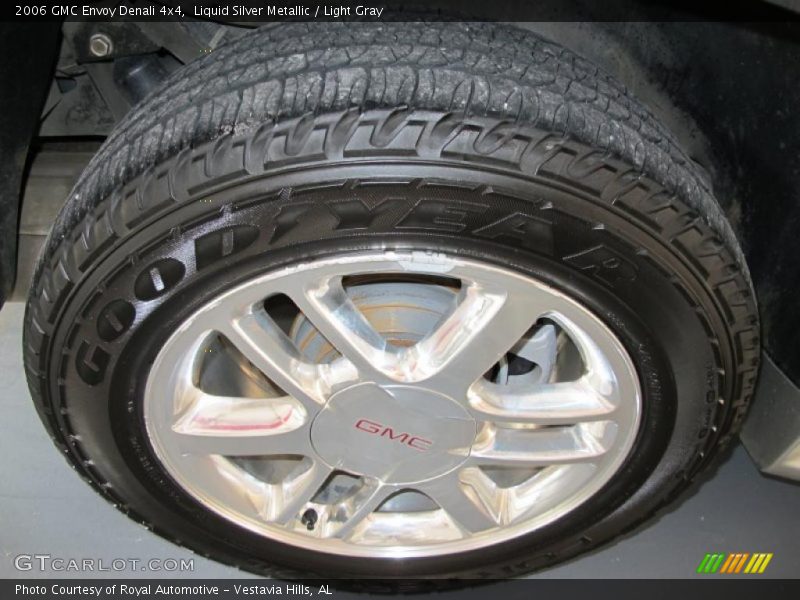 Liquid Silver Metallic / Light Gray 2006 GMC Envoy Denali 4x4