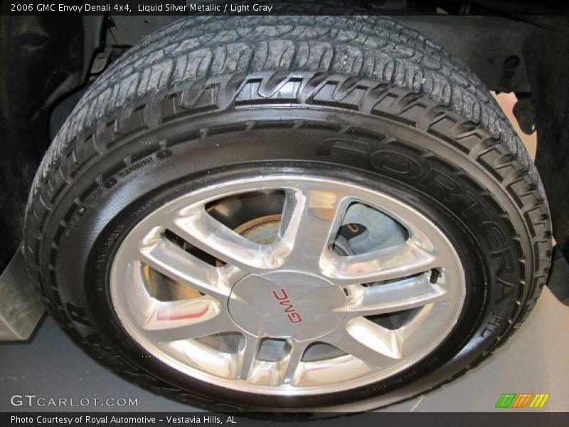 Liquid Silver Metallic / Light Gray 2006 GMC Envoy Denali 4x4