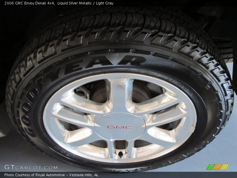 Liquid Silver Metallic / Light Gray 2006 GMC Envoy Denali 4x4