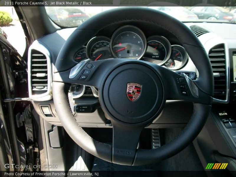 Jet Black Metallic / Black 2011 Porsche Cayenne S