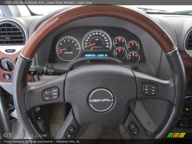 Liquid Silver Metallic / Light Gray 2006 GMC Envoy Denali 4x4