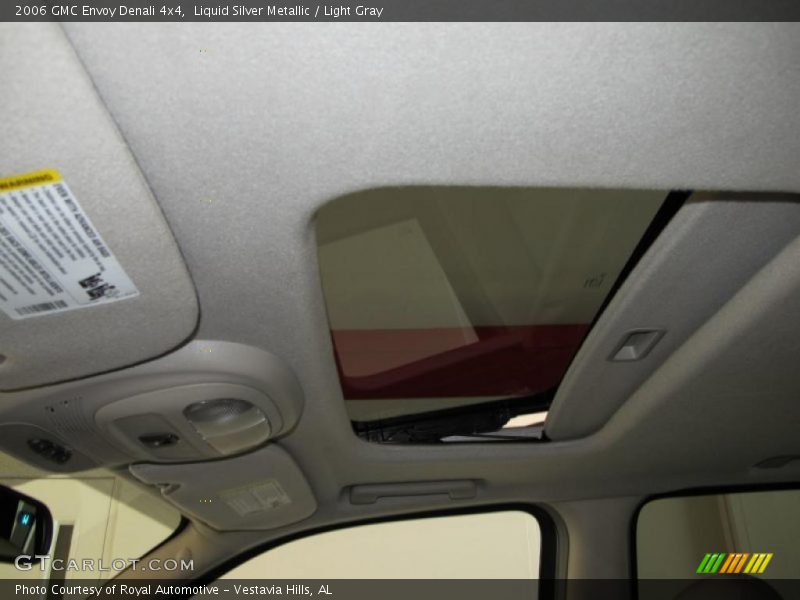 Liquid Silver Metallic / Light Gray 2006 GMC Envoy Denali 4x4