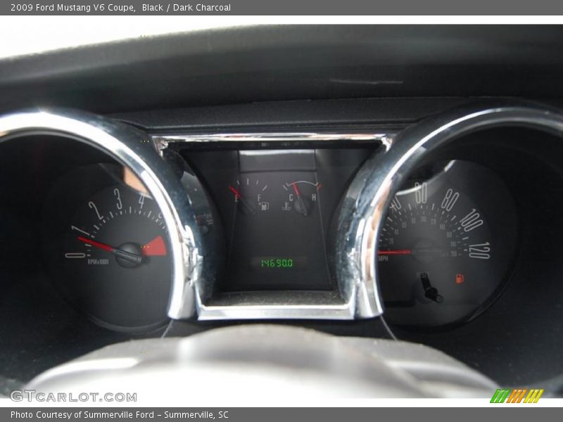 Black / Dark Charcoal 2009 Ford Mustang V6 Coupe