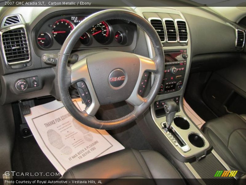 Carbon Metallic / Ebony 2007 GMC Acadia SLT