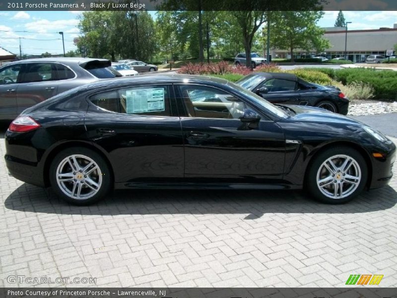 Black / Luxor Beige 2011 Porsche Panamera 4