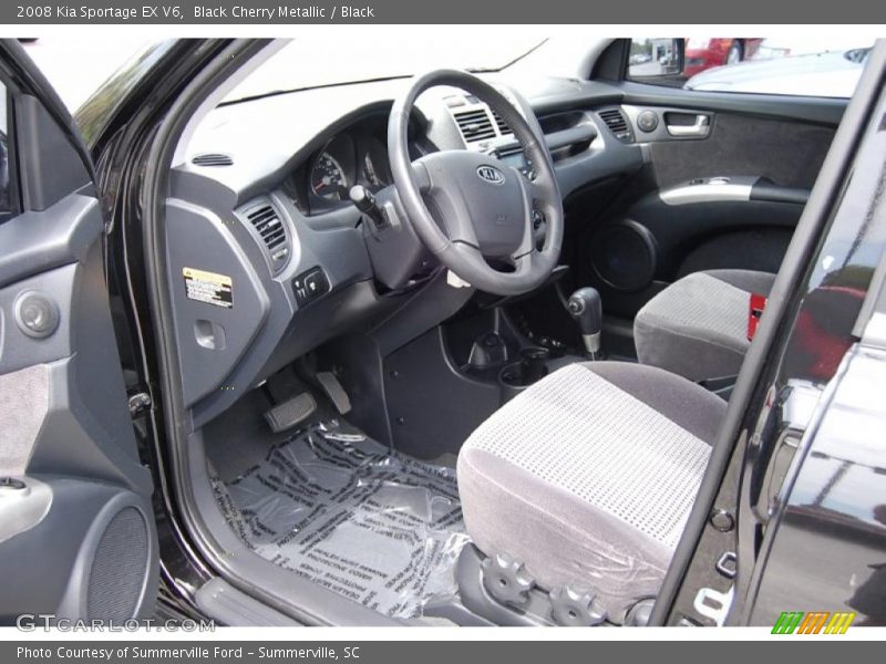 Black Cherry Metallic / Black 2008 Kia Sportage EX V6