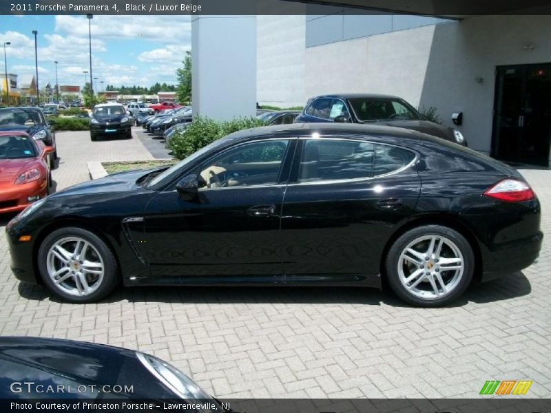 Black / Luxor Beige 2011 Porsche Panamera 4