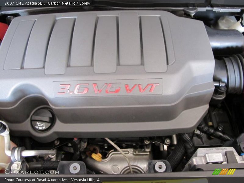 Carbon Metallic / Ebony 2007 GMC Acadia SLT