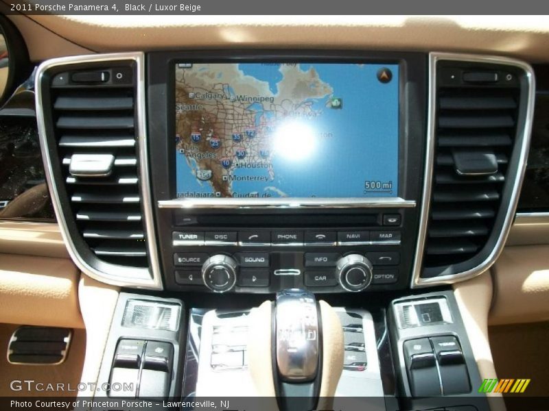 Black / Luxor Beige 2011 Porsche Panamera 4