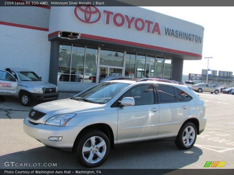 Millinnium Silver Metallic / Black 2004 Lexus RX 330 AWD
