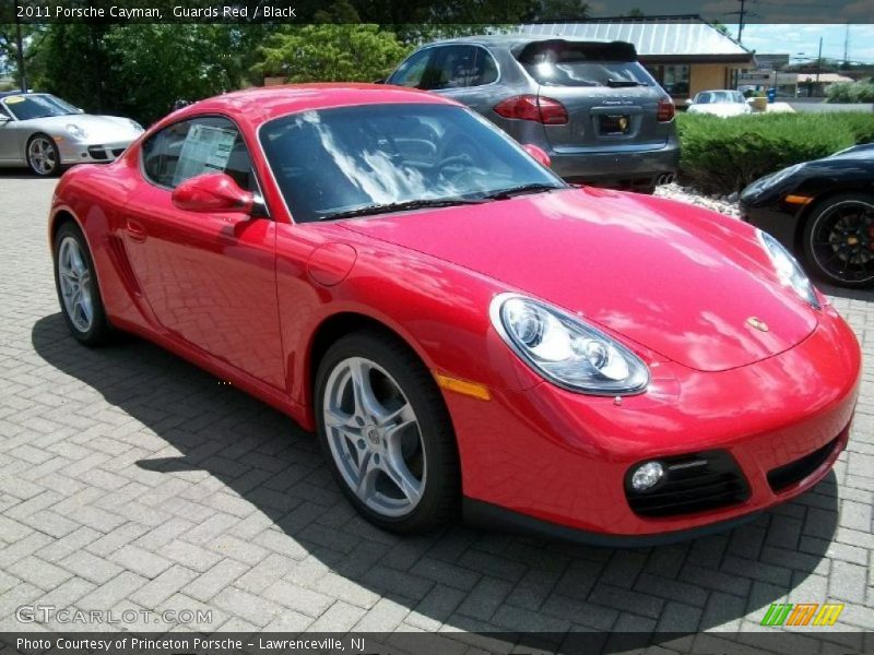 Guards Red / Black 2011 Porsche Cayman