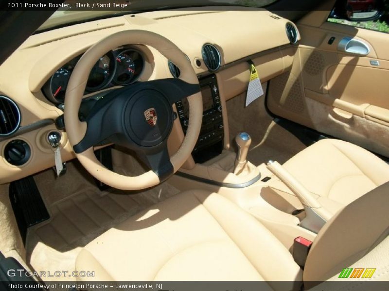 Black / Sand Beige 2011 Porsche Boxster