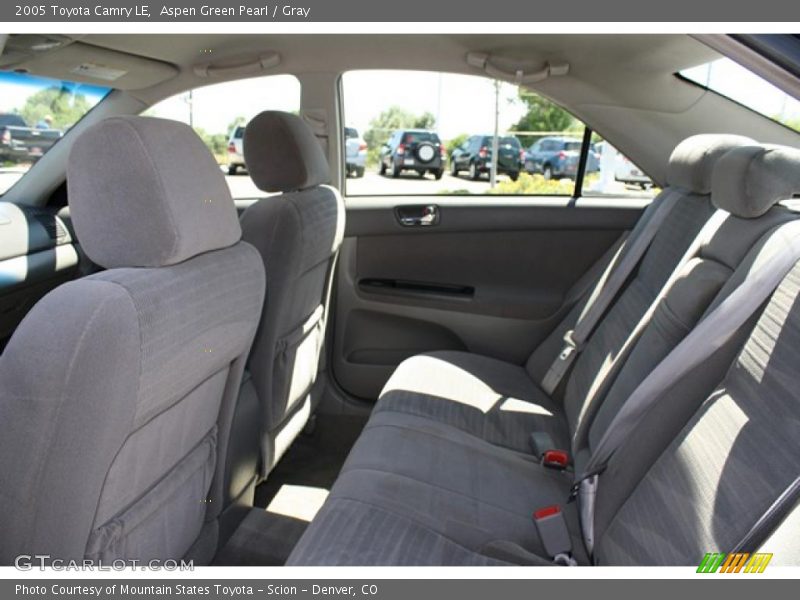 Aspen Green Pearl / Gray 2005 Toyota Camry LE