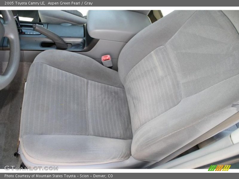 Aspen Green Pearl / Gray 2005 Toyota Camry LE
