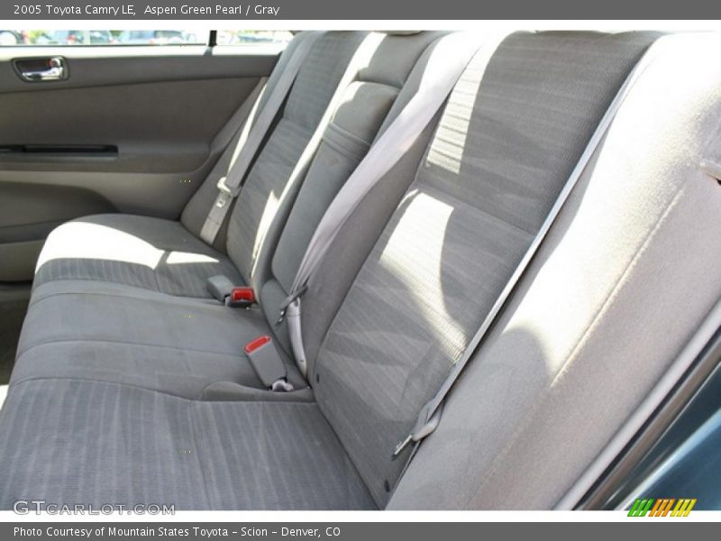 Aspen Green Pearl / Gray 2005 Toyota Camry LE