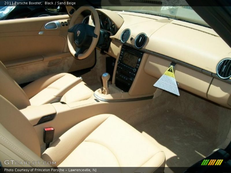 Black / Sand Beige 2011 Porsche Boxster