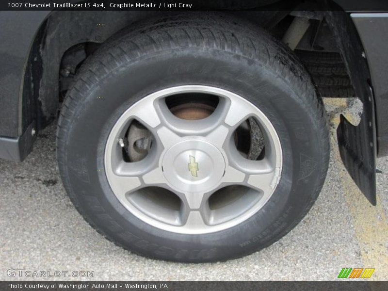 Graphite Metallic / Light Gray 2007 Chevrolet TrailBlazer LS 4x4