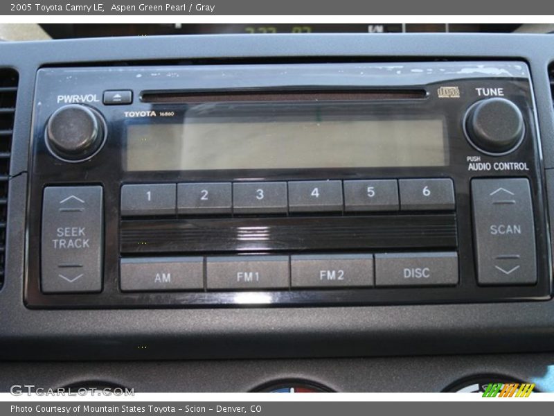 Aspen Green Pearl / Gray 2005 Toyota Camry LE