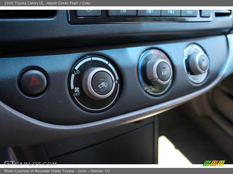 Aspen Green Pearl / Gray 2005 Toyota Camry LE