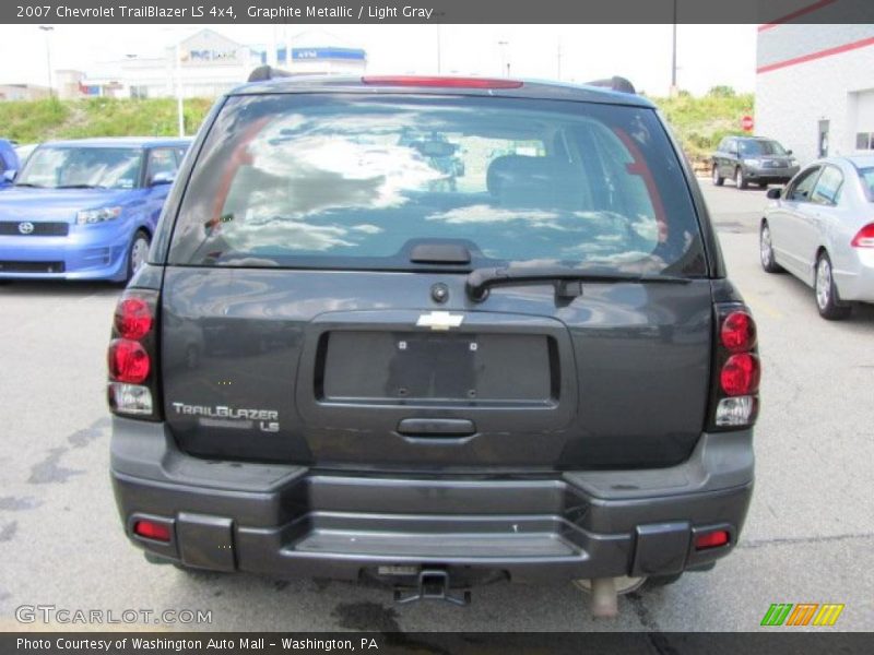 Graphite Metallic / Light Gray 2007 Chevrolet TrailBlazer LS 4x4