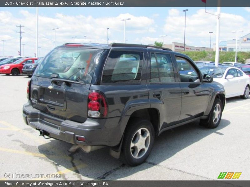 Graphite Metallic / Light Gray 2007 Chevrolet TrailBlazer LS 4x4