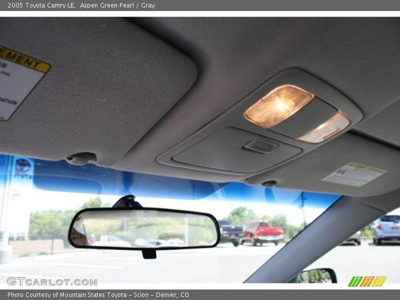Aspen Green Pearl / Gray 2005 Toyota Camry LE