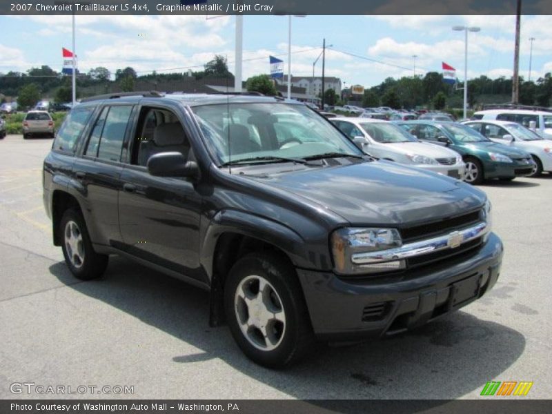 Graphite Metallic / Light Gray 2007 Chevrolet TrailBlazer LS 4x4