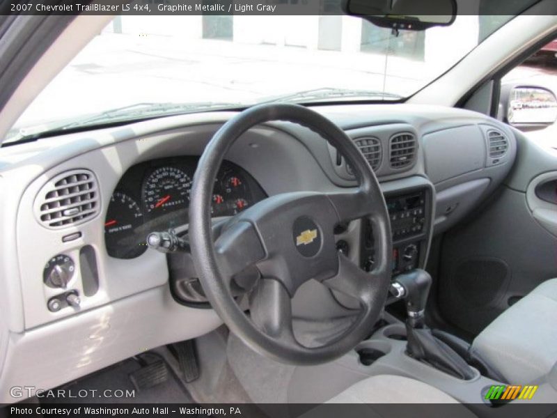 Graphite Metallic / Light Gray 2007 Chevrolet TrailBlazer LS 4x4