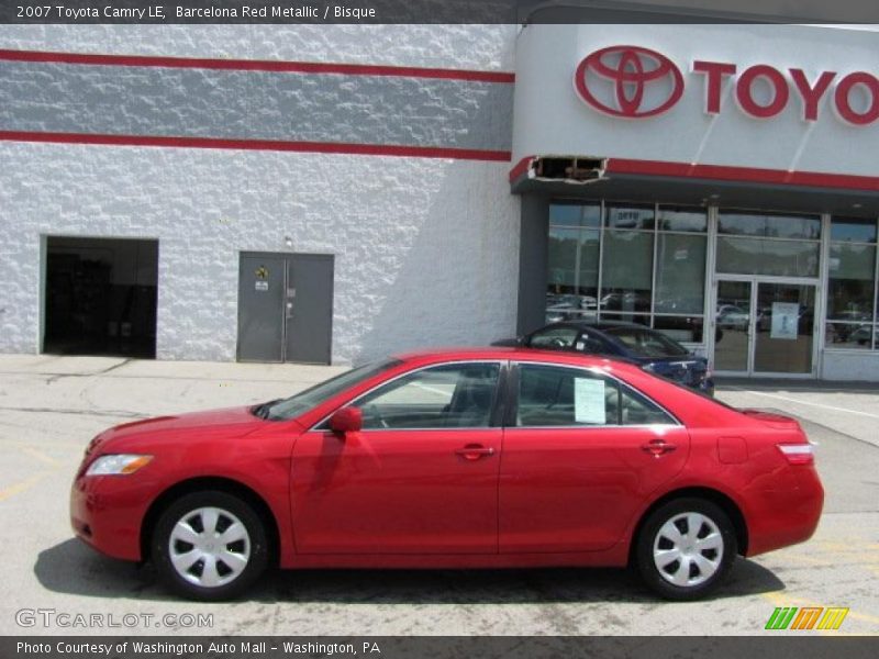 Barcelona Red Metallic / Bisque 2007 Toyota Camry LE