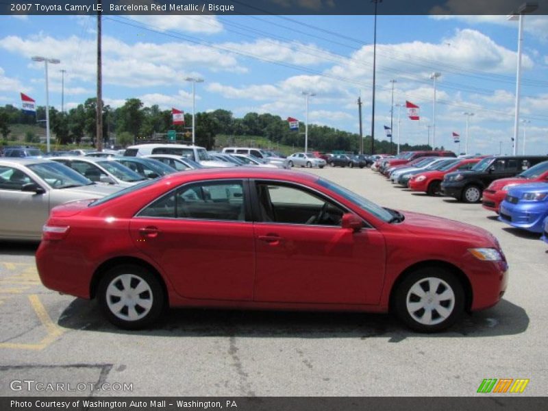 Barcelona Red Metallic / Bisque 2007 Toyota Camry LE