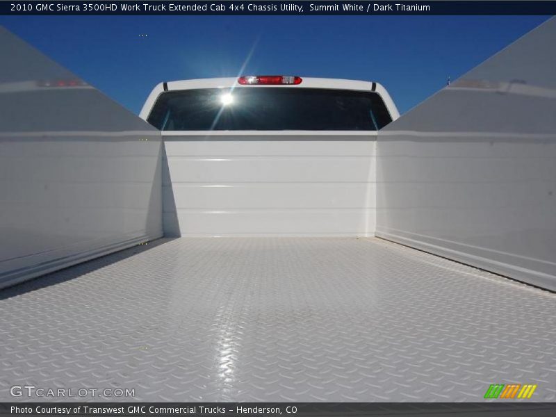 Summit White / Dark Titanium 2010 GMC Sierra 3500HD Work Truck Extended Cab 4x4 Chassis Utility