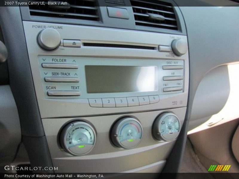 Black / Ash 2007 Toyota Camry LE