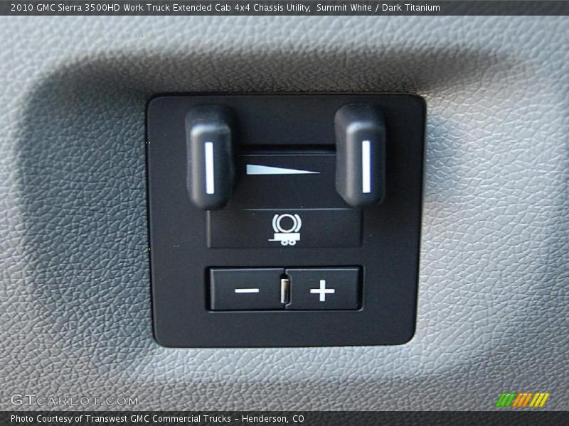 Summit White / Dark Titanium 2010 GMC Sierra 3500HD Work Truck Extended Cab 4x4 Chassis Utility