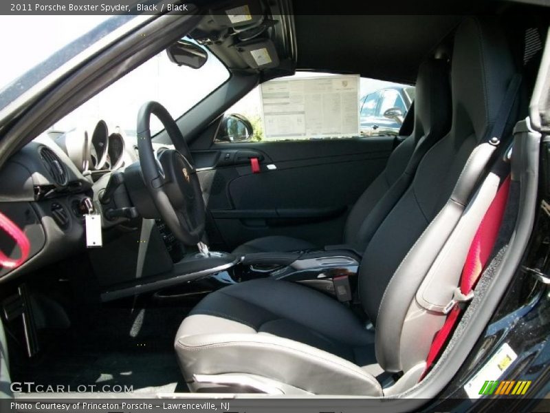 Black / Black 2011 Porsche Boxster Spyder