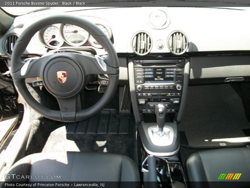 Black / Black 2011 Porsche Boxster Spyder