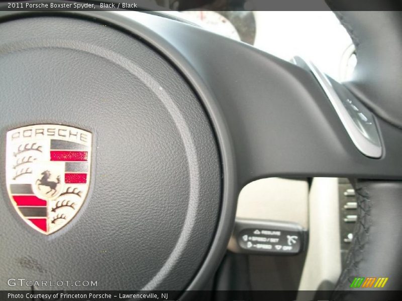 Black / Black 2011 Porsche Boxster Spyder