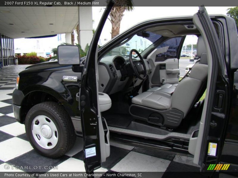 Black / Medium Flint 2007 Ford F150 XL Regular Cab