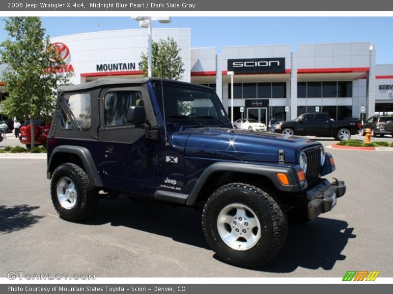 Midnight Blue Pearl / Dark Slate Gray 2006 Jeep Wrangler X 4x4