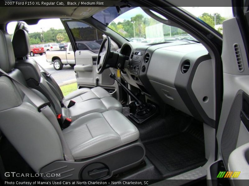 Black / Medium Flint 2007 Ford F150 XL Regular Cab