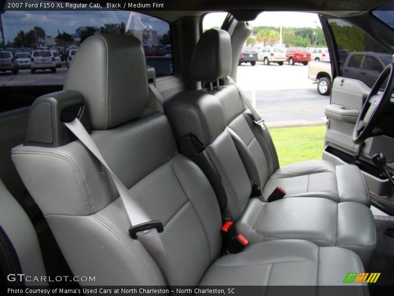 Black / Medium Flint 2007 Ford F150 XL Regular Cab